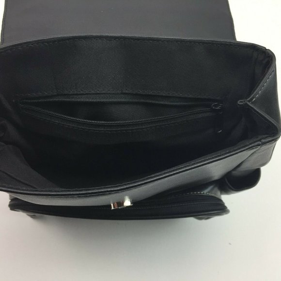 Black Womens Backpack Purse Bag Shoulder Handbag Rucksack
